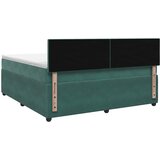  Boxspring krevet s madracem Tamnozelena 140 x 190 cm Baršun | shoptok.hr