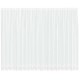  Čipkasta zavjesa sa zavjesama Bijelo 220 x 500 cm Poliester | shoptok.hr