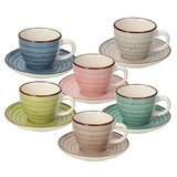  6-delni set skodelic Urban Pastel, porcelan, 220 ml | Shoptok.si