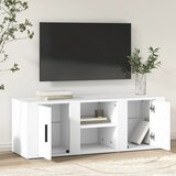 TV ormarić bijeli 100 x 31,5 x 35 cm od konstruiranog drva | shoptok.hr