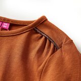  Dječja majica s dugim rukavima boja konjaka 92 | shoptok.hr