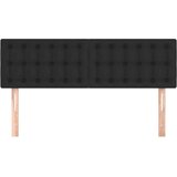  Posteljno vzglavje 2 kosa črno 72x5x78/88 cm umetno usnje, (20738981) | Shoptok.si
