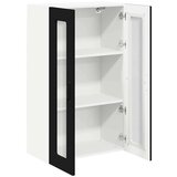 vidaXL Zidni kuhinjski ormarić Crna 60 x 31 x 100 cm Konstruirano drvo | shoptok.hr