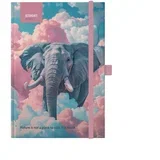 NOTES A5 96 lista ANIMALS ELEPHANT 14 x 21 cm