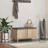  Haldna klop z blazino z vrati Sonoma hrast 80 x 38 x 46 cm, (5000155664) | Shoptok.si
