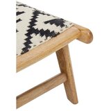 Premier Housewares Crno-bijela/u prirodnoj boji fotelja Cefena – | shoptok.hr