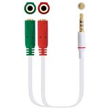 NANOCABLE Avdio adapter Jack 3,5 moški / 2X priključek 3,5 ženski, (21724196) | Shoptok.si