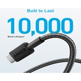 Anker 322 USB tip-A na USB tip-C kabl M/M 1.8m, 18W, pleteni, crni | ePonuda.com