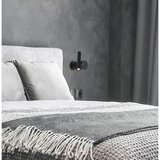  LED prigušiva zidna reflektorska svetiljka PLANET LED/4W/230V crna | Eponuda.com