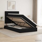  s madracem i skladištem Crna 120 x 200 cm tkanina | shoptok.hr