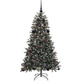 vidaXL Umjetno božićno drvce s stalakom Zelena 83.5 x 83.5 x 150 cm | shoptok.hr
