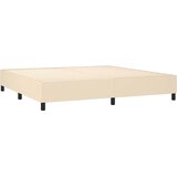  Krevet s oprugama i madracem krem 160x200 cm od tkanine | shoptok.hr