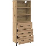  Highboard Umjetnički hrast 69,5 x 34 x 180 cm Konstruirano drvo | shoptok.hr
