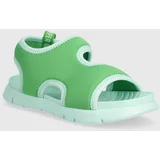 Camper Otroški sandali zelena barva