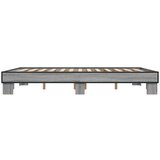 vidaXL Posteljni okvir siva sonoma 150x200 cm inž. les in kovina | Shoptok.si