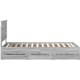  Konstrukcija postelje Siva Sonoma 90 x 200 cm Inženirsko leseno, (5000121615) | Shoptok.si