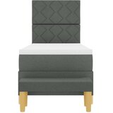  s opruga kutije Tamno siva 200 x 80 cm tkanina | shoptok.hr