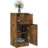  Komode 2 kom boja dimljenog hrasta 30x30x70cm konstruirano drvo | shoptok.hr