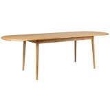 Zuiver Raztegljiva jedilna miza z dodatno ploščo z mizno ploščo v hrastovem dekorju 90x180 cm Twist – | Shoptok.si