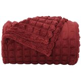  Odeja Bordeaux rdeča 240 x 220 cm Flis, (5000288332) | Shoptok.si