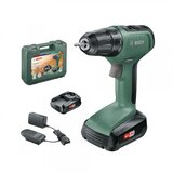Bosch universal drill 18 akumulatorska bušilica 2 x 1,5 ah + al 1810 cv u koferu