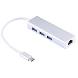  Type C HUB 4u1 RJ45 Gigabit LAN + 3*USB 3.0 ( 11-475 ) Cene