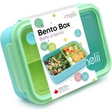 Melii Bento Box kutija za užinu Blue, Mint, Lime 1250 ml | shoptok.hr