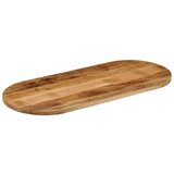 Stolna Mizna plošča 140x60x3,8 cm ovalna trden robusten mangov les | Shoptok.si
