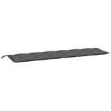  Jastuk za vrtnu klupu antracit 200 x 50 x 7 cm tkanina Oxford | shoptok.hr