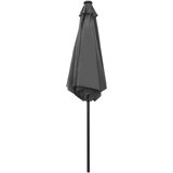  Suncobran s LED svjetlima i aluminijskom šipkom 270 cm antracit | shoptok.hr