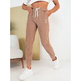 DStreet Spodnie damskie dresowe BEAR kamelowe | shoptok.hr