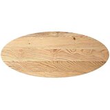 Stolna Mizna plošča 140x60x2 cm trdna hrastovina ovalna, (5000268827) | Shoptok.si