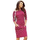 Numoco polka dot sports dress with ties and pockets Cene