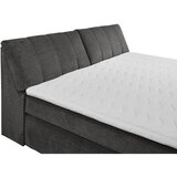 MID.YOU POSTELJA BOXSPRING 200 cm x 240 cm , tekstil, leseni material siva | Shoptok.si