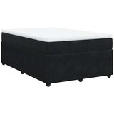  Krevet box spring s madracem crni 120 x 190 cm baršunasti | shoptok.hr