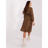 Italy Moda Dress-DHJ-SK-10536N-3.31X-brown | Shoptok.si