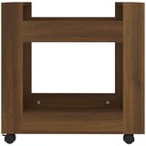 Kolica Voziček za pisalno mizo rjav hrast 60x45x60 cm inž. les, (20826818) | Shoptok.si