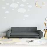 The Living Store Otroški kavč temno siv 100x54x33 cm žamet - Otroški Kavč, (21835990) | Shoptok.si