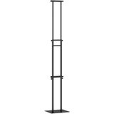  Stalci za sajmove 2 pcs Crna 30 x 24 x 208 cm Željezo Slike