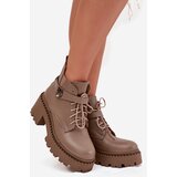 Zazoo Leather Women's Block Heel Boots with Decorative Strap Lined | Shoptok.si