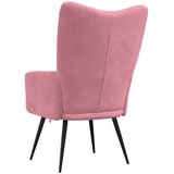  Stolica za opuštanje ružičasta baršunasta | shoptok.hr