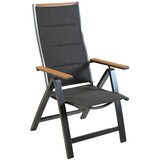 Gardenson VRTNA GARNITURA VERONA aluminij barve grafita, siva, naravne barve | Shoptok.si