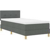  s opruga kutije Tamno siva 80 x 200 cm tkanina | shoptok.hr