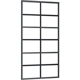 vidaXL Klizna vrata s okovom 102x205 cm ESG staklo i aluminij | shoptok.hr
