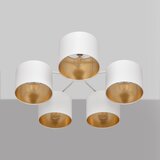  Plafonski luster ALBA 5xE27/15W/230V bela/zlatna | Eponuda.com