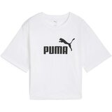 Puma Majice s kratkimi rokavi Ess Cropped No. 1 Logo Relaxed Tee Bela Cene
