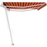  Tenda Samostojeća tenda na ručno uvlačenje 600x300cm narančasto-smeđa | shoptok.hr