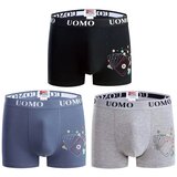 Uomo 3-PACK moške boksarice High Stakes cene