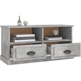 TV ormarić boja betona 93x35,5x45 cm od konstruiranog drva | shoptok.hr
