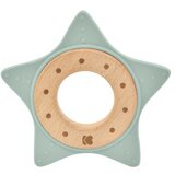 Kikka Boo KikkaBoo drvena igračka sa silikonskom glodalicom star mint ( KKB22059 ) Cene'.'